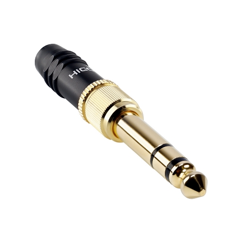 HICON Klinkenstecker Adapter | Klinke male 6,3mm / Miniklinke male 3